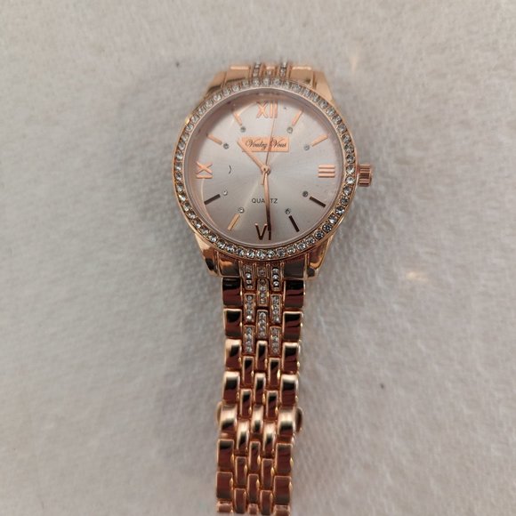 Voulez Vous Plaquette Ladies - Rose Toned - Stainless Steel - Quartz Movement - Picture 3 of 5